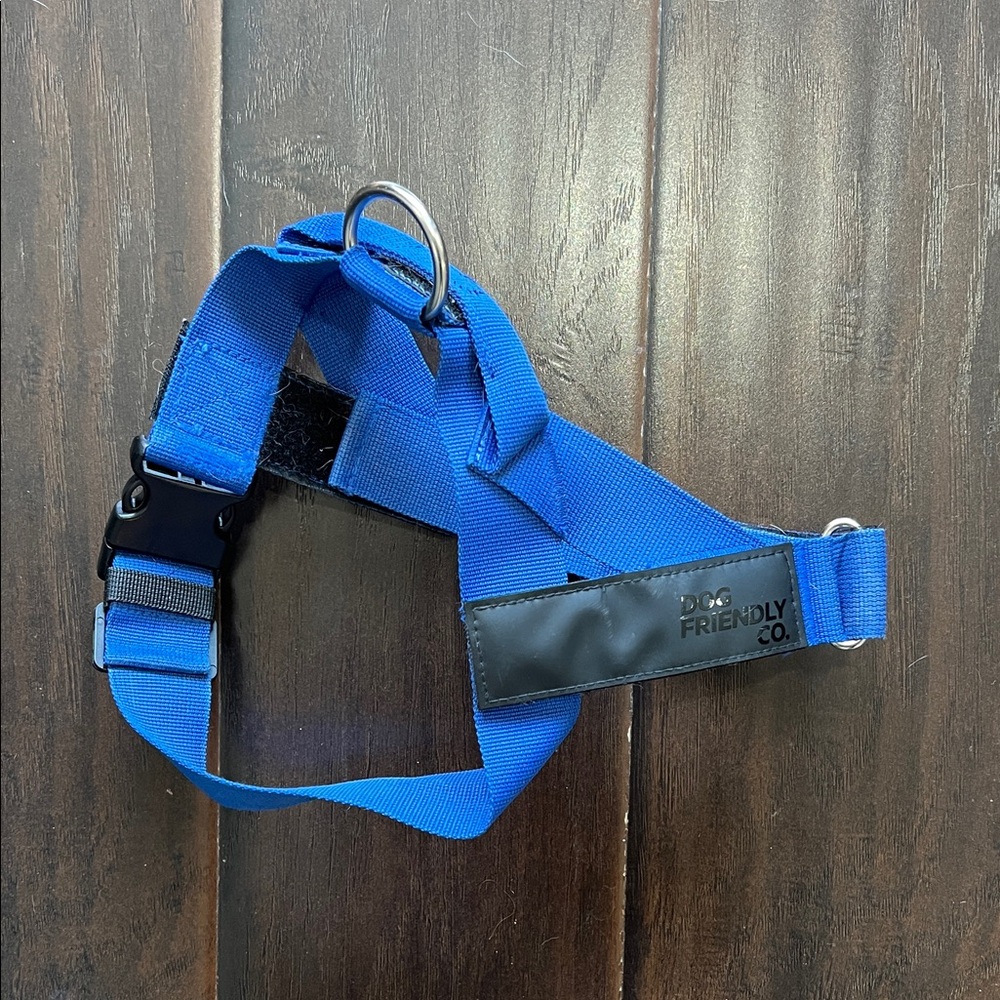 Dog Friendly Co. Blue Dog Harness, size Small